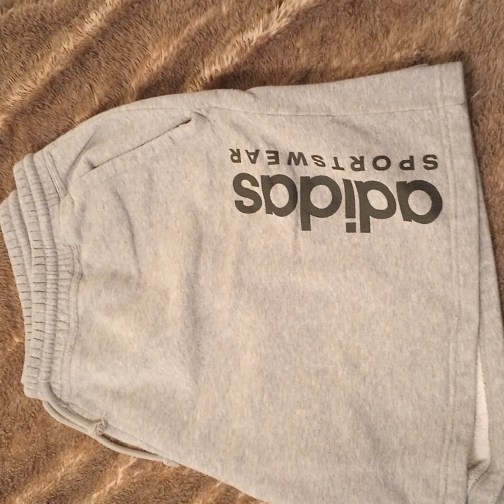Adidas Light Gray Sportswear Shorts